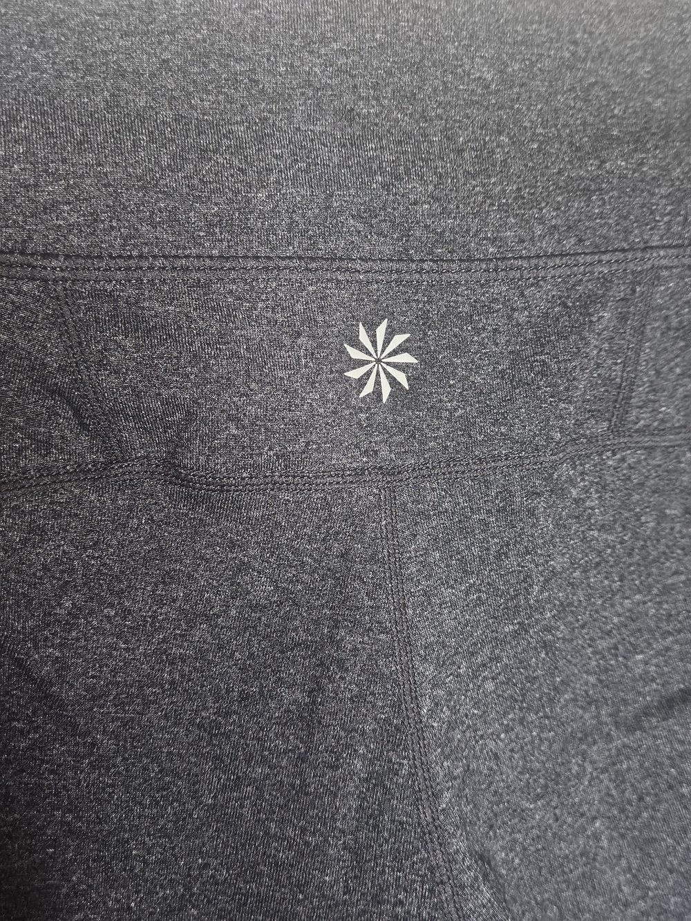 Athleta Kickbooty Wide Leg Flare Yoga Pants High Waisted Charcoal Inside Pocket - Picture 5 of 8
